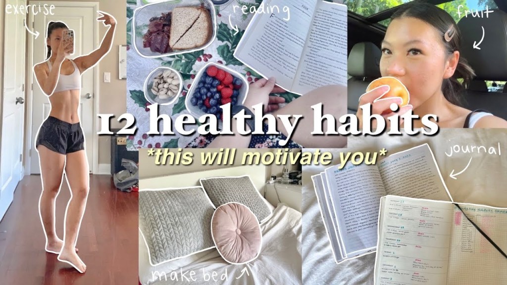 i tried 12 healthy habits for a week (life changing) *THIS WILL MOTIVATE&nbsp;YOU*