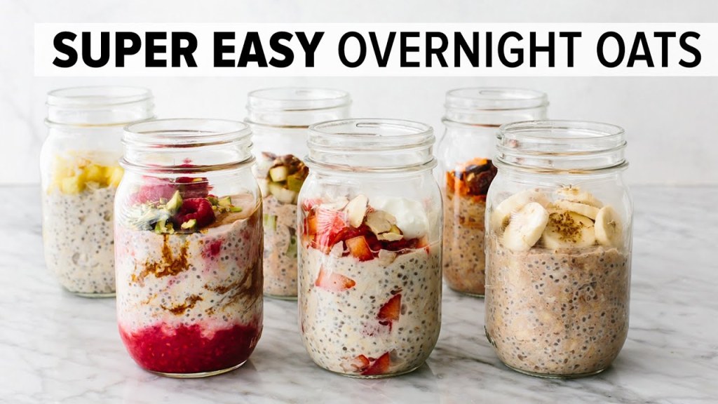 OVERNIGHT OATS | easy, healthy breakfast & 6 flavor&nbsp;ideas!