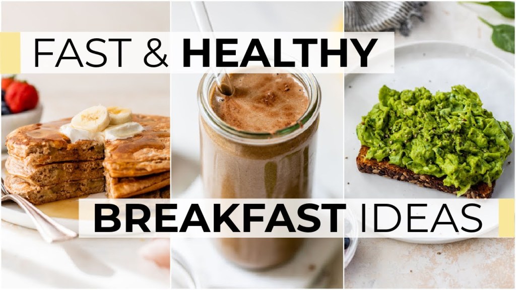 HEALTHY BREAKFAST IDEAS FOR BUSY MORNINGS | 3 quick and easy&nbsp;recipes