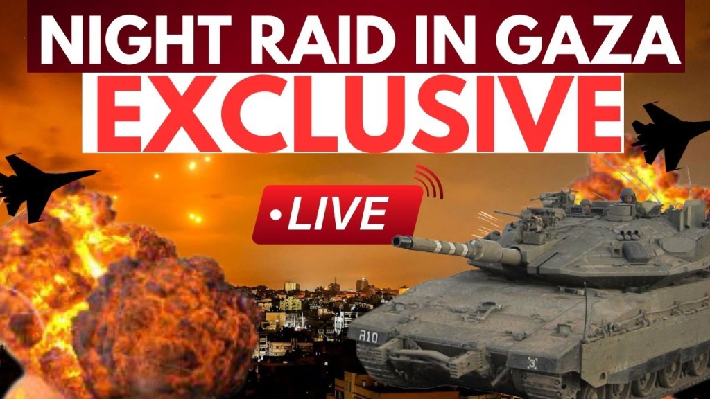 Israel War LIVE : Israeli Fighter Jets Hit ‘Underground Targets’ In Gaza During&nbsp;Raids