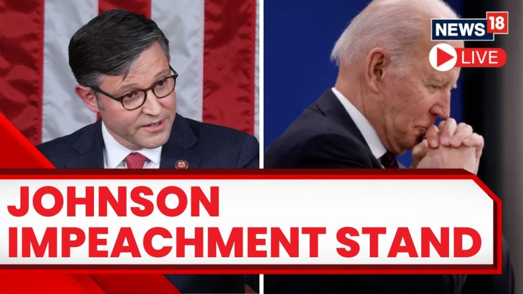 Republican Mike Johnson Outlines Impeachment Inquiry | Mike Johnson On Bidens | US News Live |&nbsp;N18L
