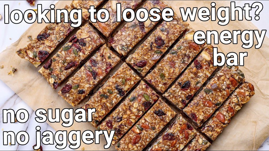 loose weight by eating this healthy snack | no sugar, no jaggery energy bar | granola bar&nbsp;recipe