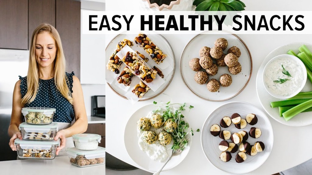 HEALTHY SNACKS | to meal prep for the week (super&nbsp;easy!)