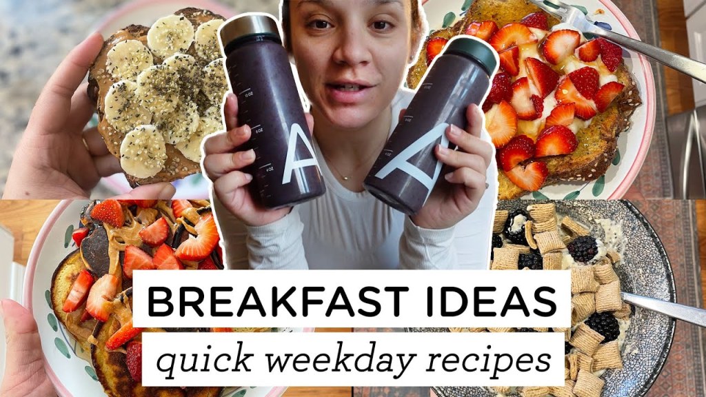 5 HEALTHY BREAKFAST IDEAS ‣‣ Realistic Weekday&nbsp;Meals