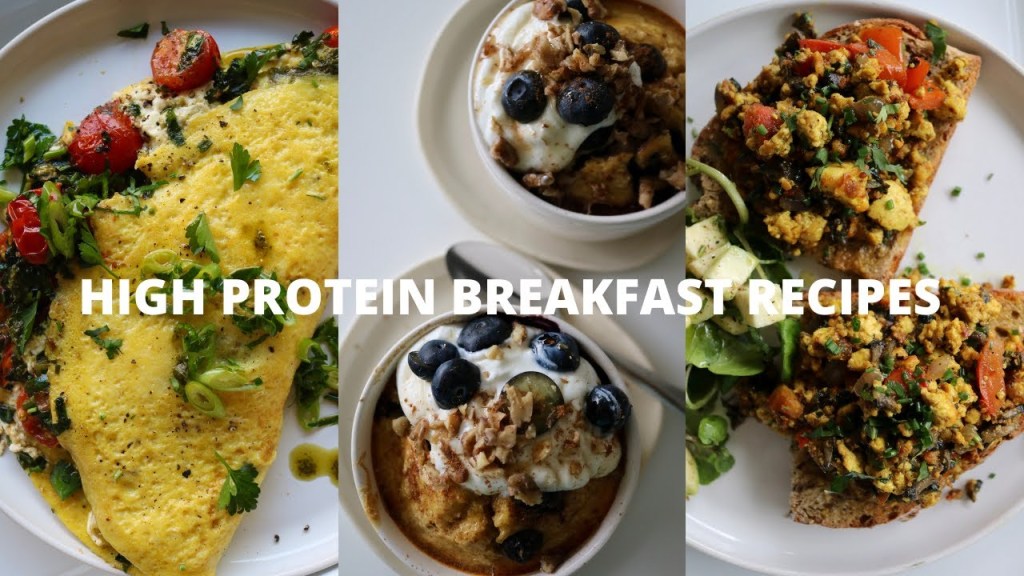 HIGH PROTEIN BREAKFAST RECIPES // Healthy &&nbsp;Nourishing