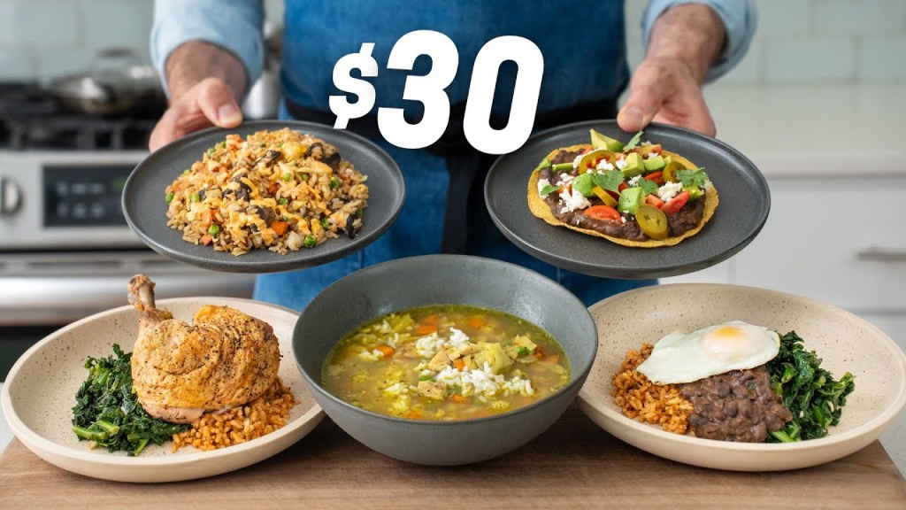 How I Make 20 Healthy Meals for&nbsp;$30